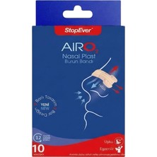 2 Adet Stopever Nasal Plast Burun Plasteri 10'lu (Büyük Boy)