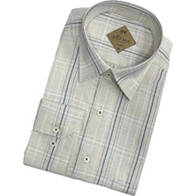 Eren Style Linen Keten Klasik %100 Cotton Uzun Kollu Terletmeyen Gömlek