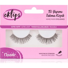 5 Adet Eklips Takma Kirpik Classic (El Yapımı)