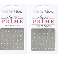 5 Adet Glossy Blossom Hologram Tırnak Sticker 71141-43 (Asortili)