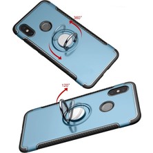 Die Grup Xiaomi Mi8 360 Doner Yüzüklü Darbe Emici Armor Tpu+Pc KILIF-(5775)
