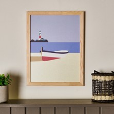 Matmel Deco Nautical Fun Duvar Panosu - Mavi - 30X40 cm