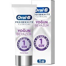 5 Adet Oral-B Pro 3D White Clinical Yoğun Beyazlık Parlak Beyaz Diş Macunu 75 ml