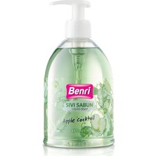 3 Adet Benri Apple Coctail Sıvı Sabun 475 ml