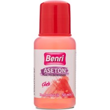 4 Adet Benri Mini Aseton Çilek 50 ml