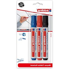 Aesco Edding ED260B399 Edding 260 Beyaz Yazı Tahtası Kalemi 3lü Karışık Siyah/kırmızı/mavi
