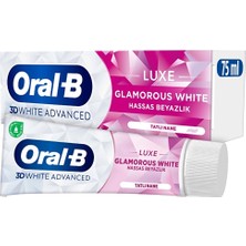 4 Adet Oral-B Pro 3D White Advanced Luxe Glamorous White Diş Macunu 75 ml