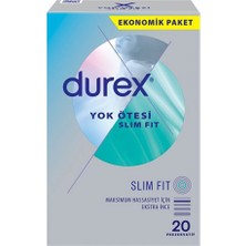 5 Adet Durex Yok Ötesi Slim Fit Prezervatif 20'li