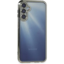 Die Grup Buğz Samsung Galaxy A15 4g Kılıf Razer Lensli Silikon - Gümüş