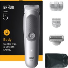 5 Adet Braun Erkek Vücut Tıraş Makinesi Bg 5550