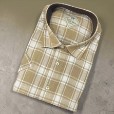 Eren Style Linen Keten Klasik %100 Cotton Kısa Kollu Terletmeyen Gömlek