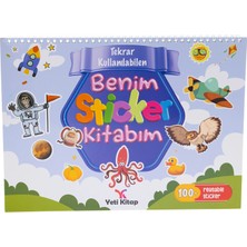 Yeti Kitap Tekrar Kullanılabilen Sticker Kitabım (3 Adet)