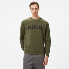 Hugo Dem Erkek Haki Sweatshirt