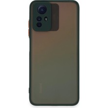 Die Grup Buğz Xiaomi Redmi Note 12S Kılıf Montreal Silikon Kapak - Yeşil