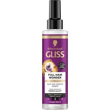 Gliss Full Hair Wonder Sıvı Saç Kremi 200 ml 2 Adet