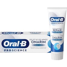 5 Adet Oral-B Pro-Science Diş Eti ve Diş Minesi Onarım Klasik Nane Diş Macunu 75 ml
