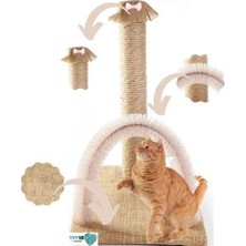Aesco Bypet Kedi Kaşıma ve Tırmalama Tahtası (Pembe)