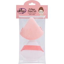 5 Adet Eklips 2'li Üçgen Makyaj Puffu