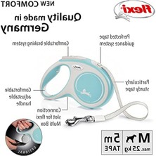 Aesco New Comfort M Beden Açık Mavi 5mt Şerit Tasma