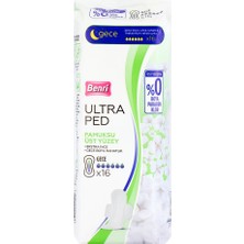 Benri Ultra Hijyenik Ped Pamuklu Gece 16'lı