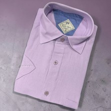Eren Style Linen Keten Klasik %100 Cotton Kısa Kollu Terletmeyen Gömlek