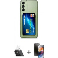 Pileli Store Pilelistore™ Galaxy A54 5g Kılıf Doruk Klasik Koleksiyonu - Siyah 3D Antistatik Mat Seramik Nano Ekran Koruyucu + Kamera Lens Koruma Cam - Sf
