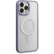 Die Grup Buğz Iphone 15 Pro Max Kılıf Room Magneticsafe Silikon - Lila