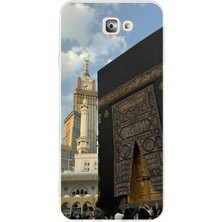 TechTree Samsung Galaxy J7 Prime Uyumlu Manevi Huzur Kabe Kapısı Umre Baskılı Silikon Kılıf