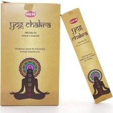 Nemere Ithalat Hem Yog Chakra Masala Aromalı Çubuk Tütsü