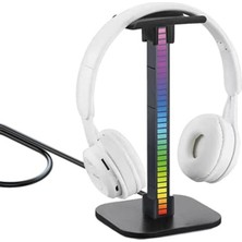 Aesco Masaüstü Oyuncu Kulaklık Rgb Standı ZR715