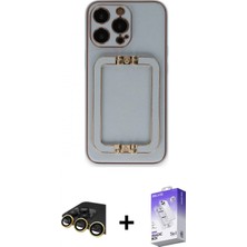 Pileli Store Pilelistore™ iPhone 13 Pro Max Kılıf Kozmos Minimal Prime - Siyah Bilvis 5in1 3D Magic Cam Ekran Koruyucu + Raze Metal Kamera Lens - Gd