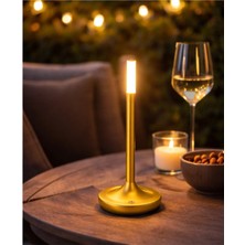 Essey Lighting Essey Lıgthing Mum Model Üç Kademeli Minimalist Masa Lamsı Şarjlı