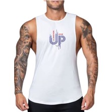 Mutlu Gym Fitness Gym Tank Top Vücut Geliştirme Sporcu Antrenman Atleti
