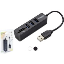 Die Grup USB Hub 3*usb + Sd + Tf Siyah HDX7009