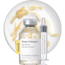 Sungboon Editor Sungboon Edıtor Glow Yoğun Ipek Peptit Ampulü, Kolajen ve Çoklu Peptitler Içeren Bakır Peptitli Yüz Serumu, Pürüzsüz Görünümlü Cilt Için Nemlendirici Kore Cilt Bakım Yüz Serumu