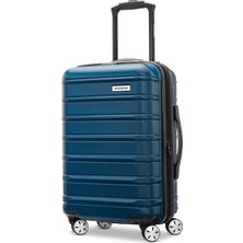 Samsonite Omni 2 Sert Valiz Genişletilebilir Bagaj, 360 Derece Düello Tekerlekleri, Lagün Mavisi, 3 Parça Set (Co/med/lg)