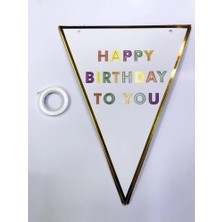 Nemere Happy Birthday To You Flama Bayrak Süsü