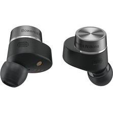 Bowers & Wilkins Pi7 S2 Kablosuz Gerçek Kablosuz Gürültü Önleyici Kulaklık, Bluetooth, Aptx, Aktif Gürültü Engelleme (Anc) ve Entegre Mikrofonlara Sahip, Saten Siyah