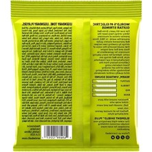 Aesco Ernie Ball Regular Slinky Klasik Rock 'n' Roll Elektro Gitar Telleri, Saf Nikel Sargı, Ölçü 10-46