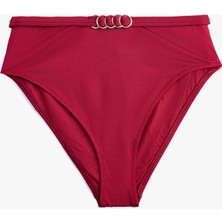 Koton Aksesuar Detaylı Yüksek Bel Bikini Altı