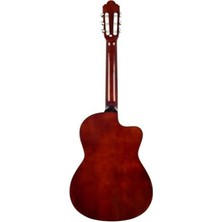 Aesco Lc 3900 Cnl Cutaway Natural Klasik Gitar