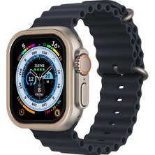 Newface Cosmotex New  Watch Ultra 49MM Alüminyum Kasa Cam Ekran Koruyucu - Gold
