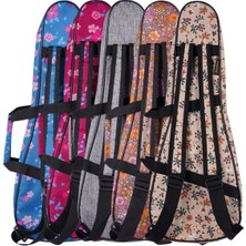 Aesco Wagon 04 Serisi Soprano Ukulele Çantası, Hibiskus Pembe