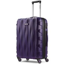 Samsonite Ziplite 3.0 20" Taşınabilir Sert Kabuk Teleskopik Sap Koyu Mor