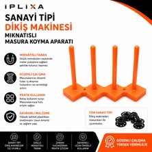 İplixa Iplixa Mıknatıslı Masura Koyma Aparatı – Sanayi Tipi Dikiş Makinesi Masura Organizer Stand