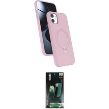 Motto Ticaret Apple Uyumlu iPhone 11 Kılıf Iz Işık Koleksiyonu Ikili Koruma Seti