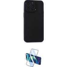 Motto Ticaret Apple Uyumlu iPhone 15 Pro Kılıf Atlas Minimal Prime Ikili Koruma Seti