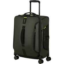 Samsonite Paradiver Light - El Bagajı Bavul 55 x 40 x 23 Cm, Easyjet, Wizz Air & Most Airlines Için Yumuşak Bagaj Kabin Bavul, 48L, Yeşil (Orman Yeşili)