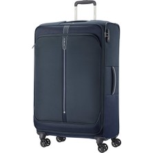 Samsonite Popsoda - Spinner L Genişletilebilir Valiz, 78 Cm, 105/112,5 L, Mavi (Koyu Mavi)