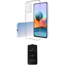 Motto Ticaret Xiaomi Uyumlu Redmi Note 10 Pro Kılıf Zirve Doku Ikili Koruma Seti